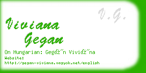 viviana gegan business card